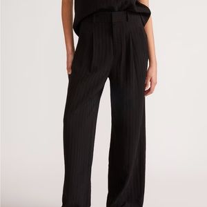 NWT Everlane The City Stripe Way-High® Drape Pant - Women’s Size 6